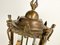 Antique Empire Style Bronze Lantern Pendant Lamp, 1900s 10