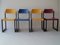Mid-Century Modern German Dining Chairs by Rainer Schell, 1960s, Set of 4, Image 22