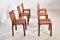 Chaises Cab 412 en Cuir Cognac par Mario Bellini pour Cassina, 1980s , Set de 6 7