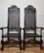 Antique William and Mary Walnut Armchairs, 1600s, Set of 2 2