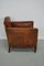 French Buttoned Back Club Chair in Cognac Leather 9