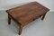 Antique French Farmhouse Rustic Coffee Table in Chestnut, 1800s, Image 4