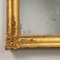 Espejo francés con marco de madera dorada, Imagen 7