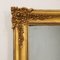 Specchio francese con cornice in legno dorato, Immagine 3