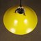 Lampada da soffitto vintage in metallo e ottone, Italia, anni '60, Immagine 8