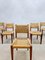 Vintage Woven Rope Dining Chairs by Adrien Audoux & Frida Minet, 1940s, Set of 6 6