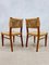 Vintage Esszimmerstühle aus geflochtenem Seil von Adrien Audoux & Frida Minet, 1940er, 6er Set 9