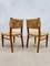 Vintage Woven Rope Dining Chairs by Adrien Audoux & Frida Minet, 1940s, Set of 6, Image 9