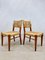 Vintage Woven Rope Dining Chairs by Adrien Audoux & Frida Minet, 1940s, Set of 6, Image 2