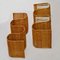 Wall Mounted Rattan Magazine Racks, Italy, 1970s, Set of 2, Image 2