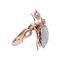 Anello Beetle in oro rosa e argento con rubini, Tsavorite e diamanti, Immagine 2