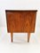 Vintage Furnished Nightstand in Veneer with Angular Tapered Legs, 1970s 4