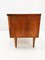 Vintage Furnished Nightstand in Veneer with Angular Tapered Legs, 1970s 5