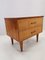 Vintage Furnished Nightstand in Veneer with Angular Tapered Legs, 1970s 8