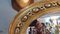 Espejo victoriano grande con marco de madera dorada tallada, Imagen 8