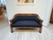 Biedermeier Sofa in Walnut Veneer & Black Teddy Fabric, Vienna, Austria, 1825, Image 3