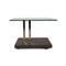 K925 Glass Coffee Table in Gray Concrete from Ronald Schmitt 1