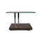 K925 Glass Coffee Table in Gray Concrete from Ronald Schmitt, Image 1