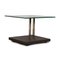 K925 Glass Coffee Table in Gray Concrete from Ronald Schmitt 1