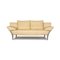1600 Leather Two-Seater Cream Sofa from Rolf Benz 1
