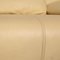 1600 Leather Two-Seater Cream Sofa from Rolf Benz, Image 4