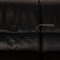 Leather Three Seater Black Sofa by Paolo Piva for B&b Italia / C&b Italia 5