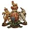 British Royal Coat of Arms Wall Plaque, 1950s 1