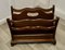 Walnut Canterbury Magazine Rack, 1950s 3