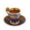 Cup with Saucer in Porcelain, Set of 2, Image 1