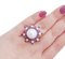 Bague en or rose et blanc 14 carats 5