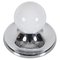 Mid-Century Italian Chromed Metal Light Ball Flushmount by Castiglioni for Flos, 1960s, Image 11