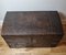 17th Century William and Mary Brass Studded Leather Chest, Image 4