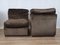 Modular Sofa Fabric Lounge Chairs, Italy, 1960s, Set of 5 7