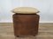 Armchair with Pouf in Leather and Suede, Italy, 1970s, Set of 2 27