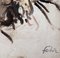 Henri Fehr, Ritratto d'uomo, Olio su tela, Incorniciato, Immagine 3