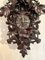 Orologio a cucù vittoriano in legno di noce intagliato, fine XIX secolo, Immagine 8
