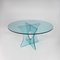Postmodern Glass Dining Table, Italy, 1980s 4