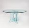 Postmodern Glass Dining Table, Italy, 1980s 1