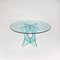 Postmodern Glass Dining Table, Italy, 1980s 2