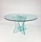 Postmodern Glass Dining Table, Italy, 1980s 6