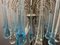 Lámpara de pie en forma de cascada de cristal de Murano, años 60, Imagen 3