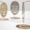 Gold Masks by Lidia Selva for Luciano Frigerio, 1970s, Set of 3 2