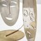 Gold Masks by Lidia Selva for Luciano Frigerio, 1970s, Set of 3 4