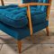 Armchair and Ottoman attributed to Paolo Buffa for Marelli, 1950s, Set of 2 6