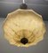 Lámpara colgante de vidrio opalino, años 40, Imagen 7