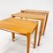 Tables Gigognes Anthroposophic par Rex Rabbi pour Wilhelm Renz, 1960s, Set de 3 8