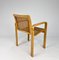 Beech Wood and Webbing Side Chair by Olivo Pietro, Italy, 1970s 4