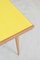 Coffee Table with Original Grey-Yellow Reversible Top by Jiří Jiroutek, 1960s 6