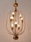 Mid-Century Modern Nine-Flamed Pendant Lamp, Germany, 1950s 13