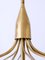 Lámpara colgante Mid-Century moderna de nueve llamas, Alemania, años 50, Imagen 16